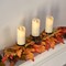 Ornativity Maple Leaves Candle Holder - Thanksgiving Fall Harvest Themed Candleholder Centerpiece Decorations with Pinecones and Acorns